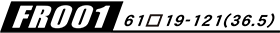 FR001 61□19-1231(36.5)